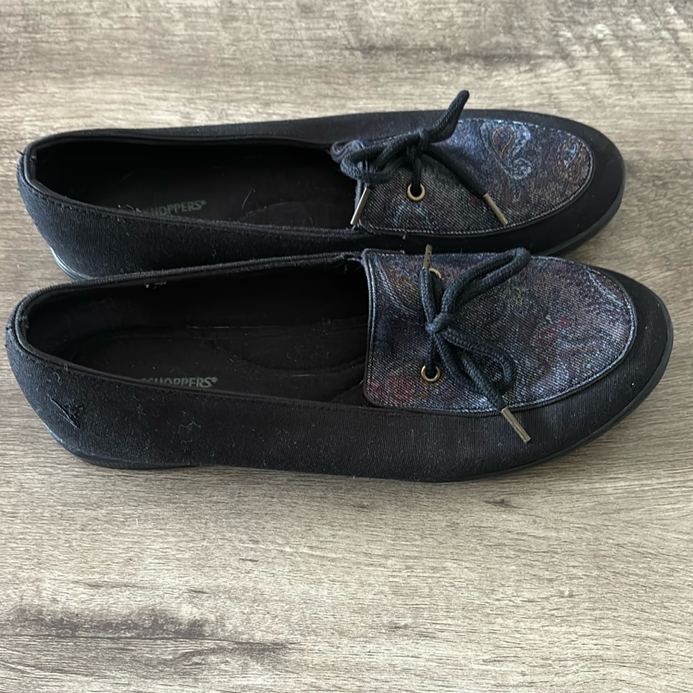 Grasshoppers paisley print slip on shoes size 7.5